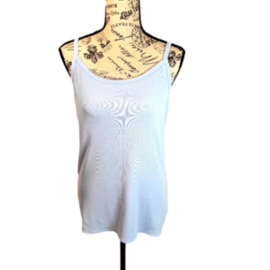 No Boundaries Light Blue Ribbed Tank Top XXL